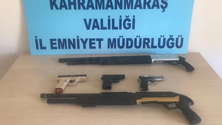 Kahramanmaraş'ta 27 adet silah ele geçirildi