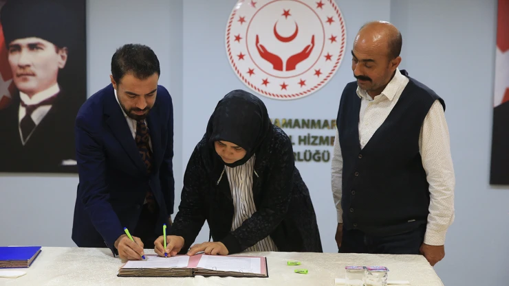 Kahramanmaraş'ta 8 aileyle protokol imzalandı