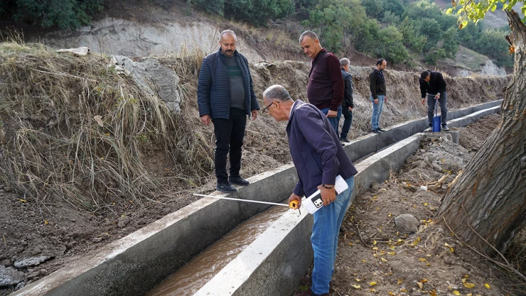 Kahramanmaraş'ta 9 bin 860 dekar tarım arazisine can suyu