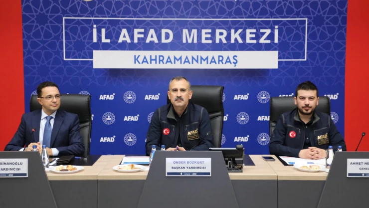 Kahramanmaraş'ta AFAD Koordinasyon Toplantısı gerçekleşti