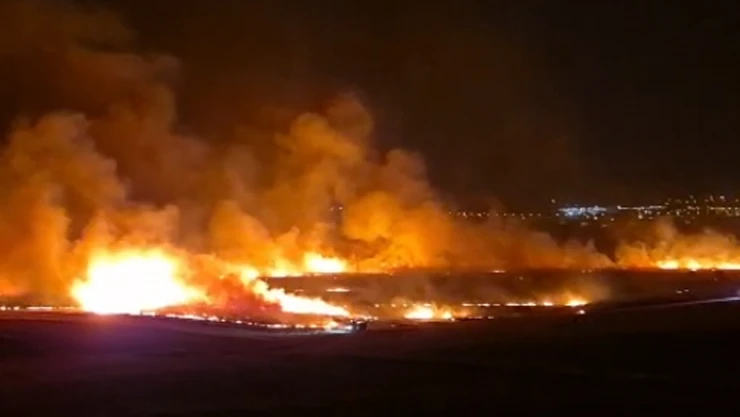 Kahramanmaraş'ta anız yangını paniği!