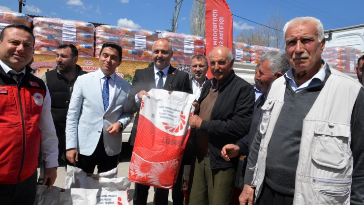 Kahramanmaraş'ta ayçiçeği üretimine tohum desteği