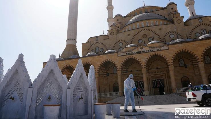 Kahramanmaraş'ta bayram öncesi dezenfeksiyon seferberliği