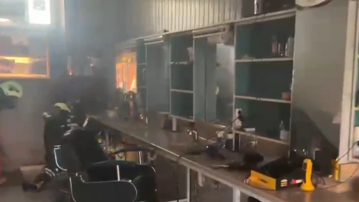 Kahramanmaraş'ta bir iş yerinde yangın!