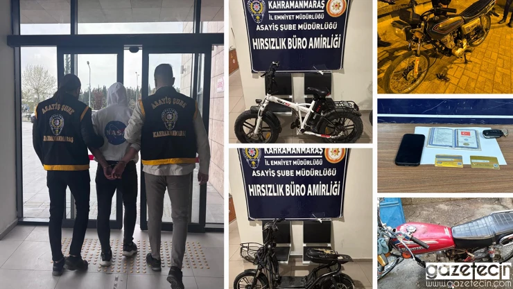 Kahramanmaraş'ta çok sayıda suça karışan şüpheli yakalandı