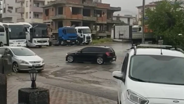Kahramanmaraş'ta drift atan sürücüye 46 bin lira ceza