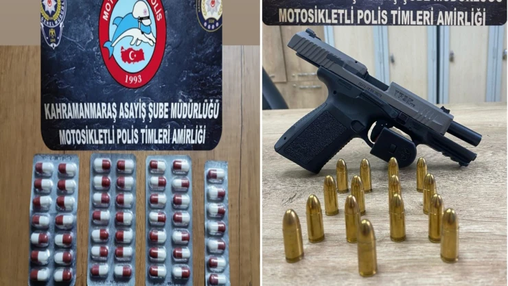 Kahramanmaraş'ta düzenlenen operasyonlarda 66 şüpheli tutuklandı