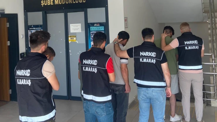 Kahramanmaraş'ta düzenlenen uyuşturucu operasyonuyla 4 şüpheli tutuklandı