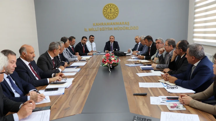 Kahramanmaraş'ta eğitimde yeni dönem için yol haritası belirlendi