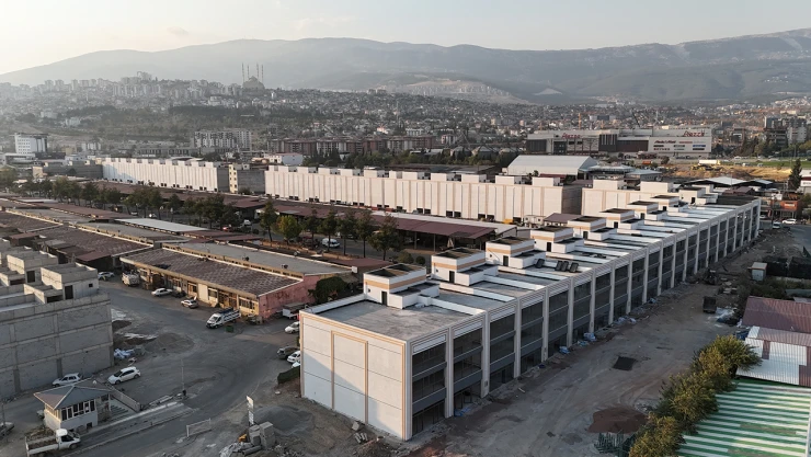 Kahramanmaraş'ta Gıda Toptancılar Sitesi'nin ilk etabı tamamlandı