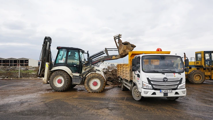 Kahramanmaraş'ta hafriyat atıklarının bertarafı sürdürülüyor