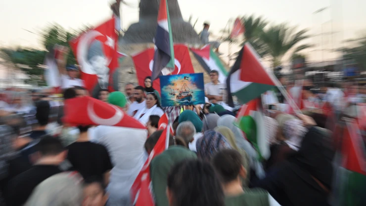 Kahramanmaraş'ta İsrail'in saldırıları protesto edildi