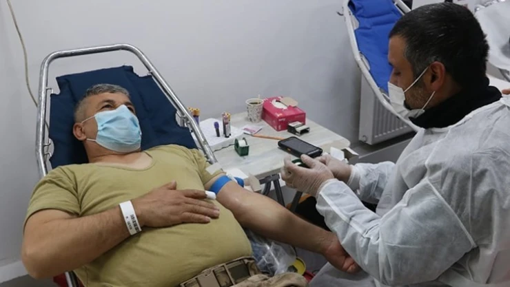 Kahramanmaraş'ta jandarmadan kan bağışı