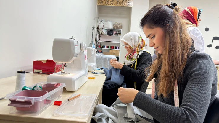 Kahramanmaraş'ta kadın eliyle üretim ve dönüşüm sürüyor