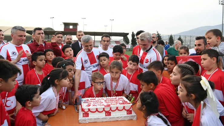 Kahramanmaraş'ta kahramanların çocukları sahada destan yazdı