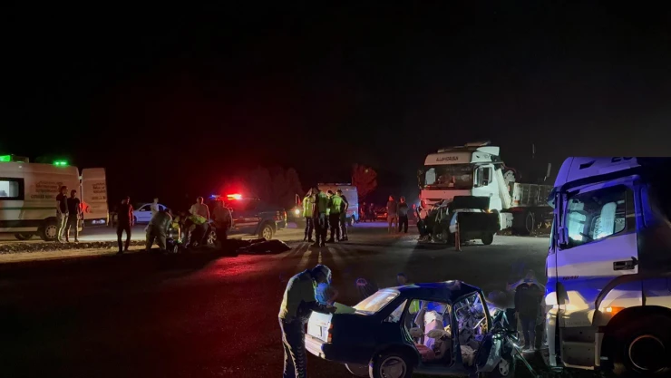 Kahramanmaraş'ta ki feci kazada 3 kişi öldü