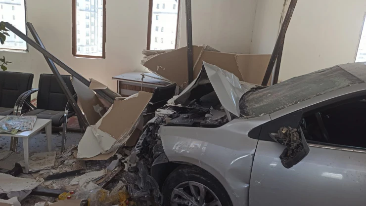 Kahramanmaraş'ta korkutan kaza, facianın eşiğinden dönüldü