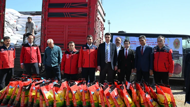 Kahramanmaraş'ta kurak arazilere umut eken proje