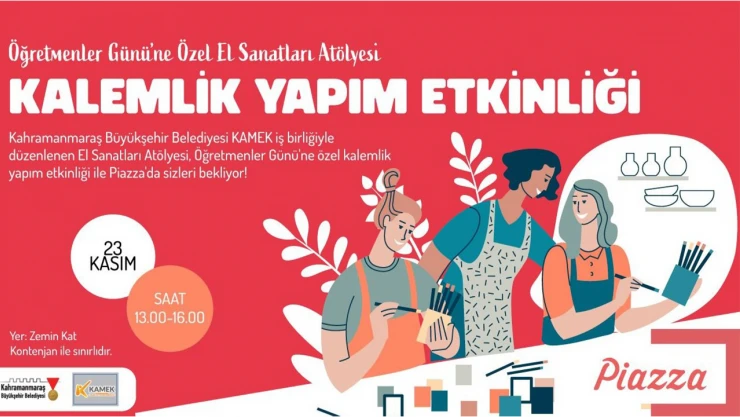 Kahramanmaraş'ta Öğretmenler Günü'ne özel etkinlik