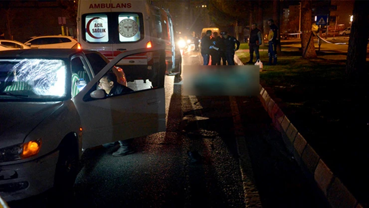 Kahramanmaraş'ta otomobilin çarptığı yaya öldü