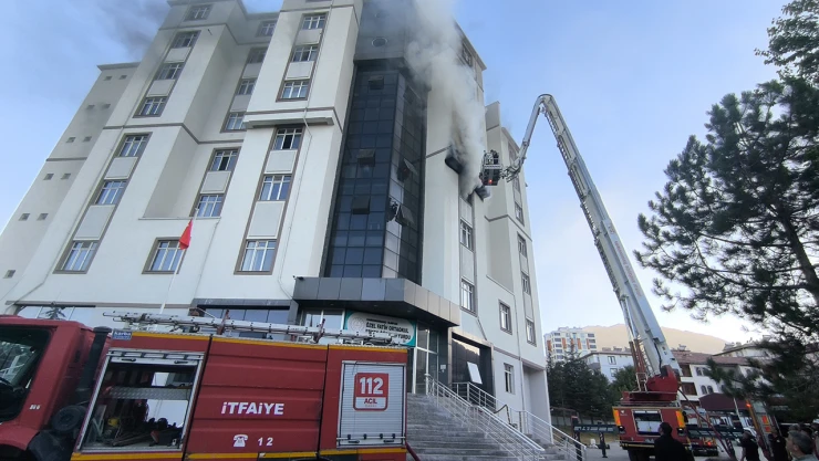 Kahramanmaraş'ta özel öğrenci yurdunda yangın