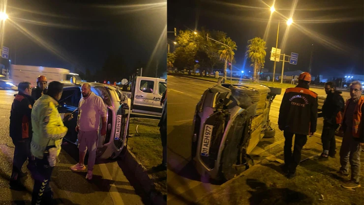 Kahramanmaraş'ta sanayi kavşağında trafik kazası