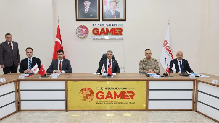 Kahramanmaraş'ta seçim güvenliği toplantısı ve tedbirler