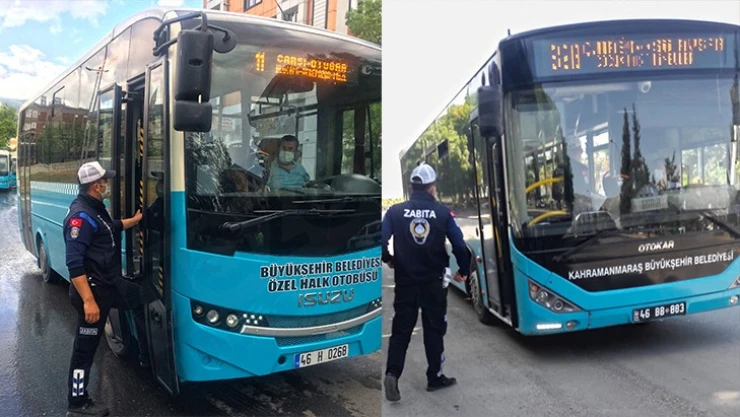 Kahramanmaraş'ta şehir içi taşımada seferler güncellendi