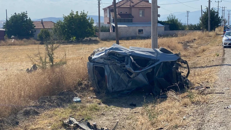 Kahramanmaraş'ta takla atan otomobilin sürücüsü öldü