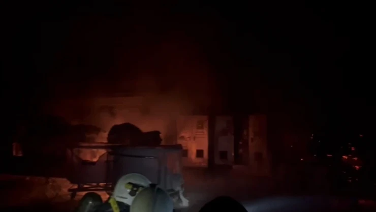 Kahramanmaraş'ta tekstil fabrikasında yangın