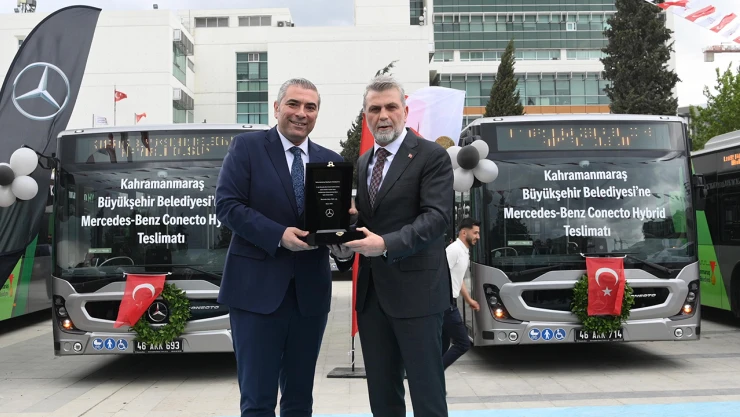 Kahramanmaraş'ta toplu taşıma yeni hibrit otobüslerle güçlendirildi