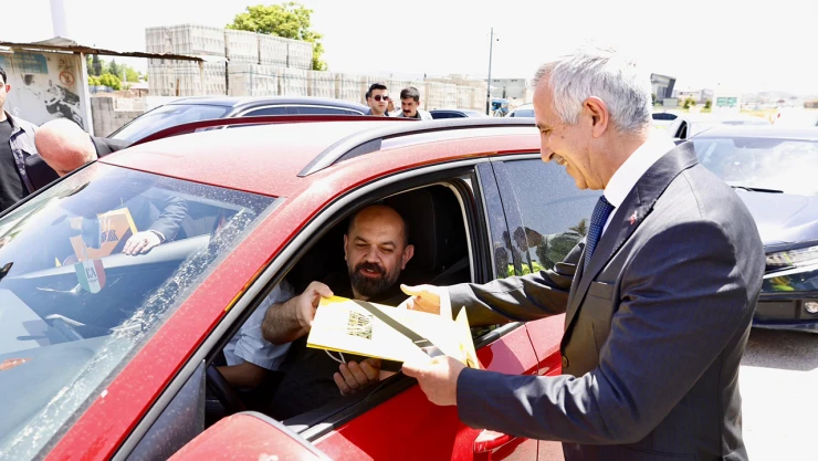 Kahramanmaraş'ta trafik denetimine Vali katıldı