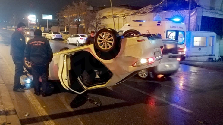 Kahramanmaraş'ta trafik kazası: 1 yaralı