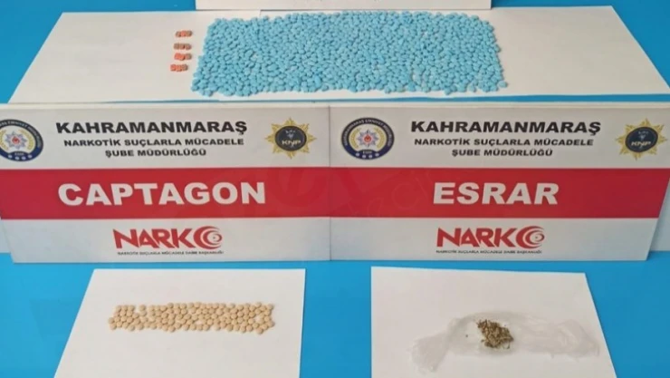 Kahramanmaraş'ta uyuşturucu operasyonu: 1 tutuklama