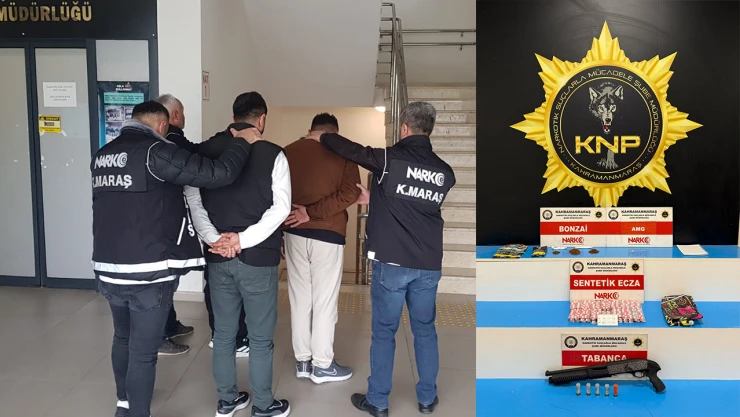Kahramanmaraş'ta uyuşturucu ticareti operasyonu! Zanlılar böyle yakalandı