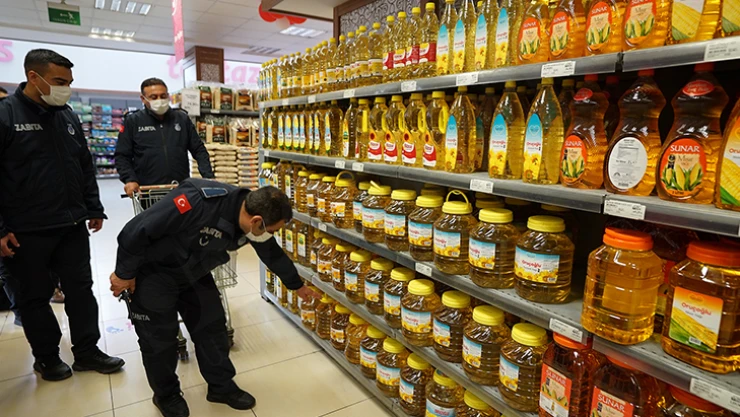 Kahramanmaraş'ta yağ stokları ve temel gıda ürünlerine yönelik sıkı denetim
