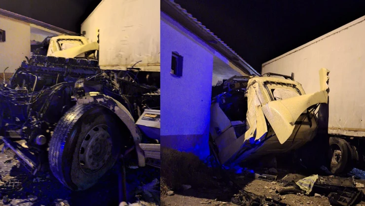 Kahramanmaraş'ta yürekleri ağza getiren kaza