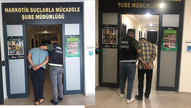 Kahramanmaraş'ta zehir taciri 3 şüpheli yakalandı