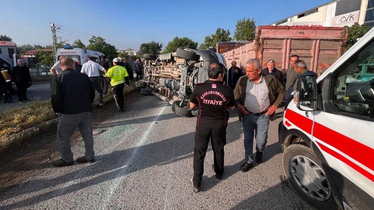 Kahramanmaraş'ta zincirleme trafik kazası! 10 yaralı