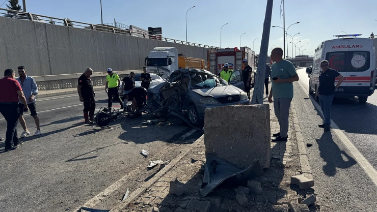 Kahramanmaraş'taki feci kazada 3 kişi yaralandı