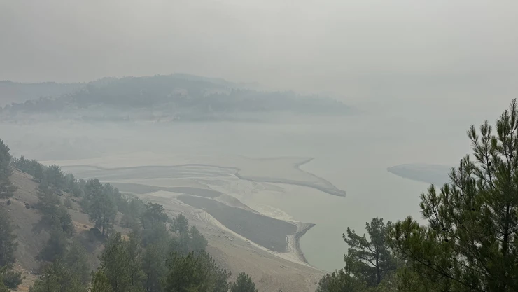 Kahramanmaraş'taki yangına 6 helikopter, 17 itfaiye ve 38 arazözle müdahale ediliyor