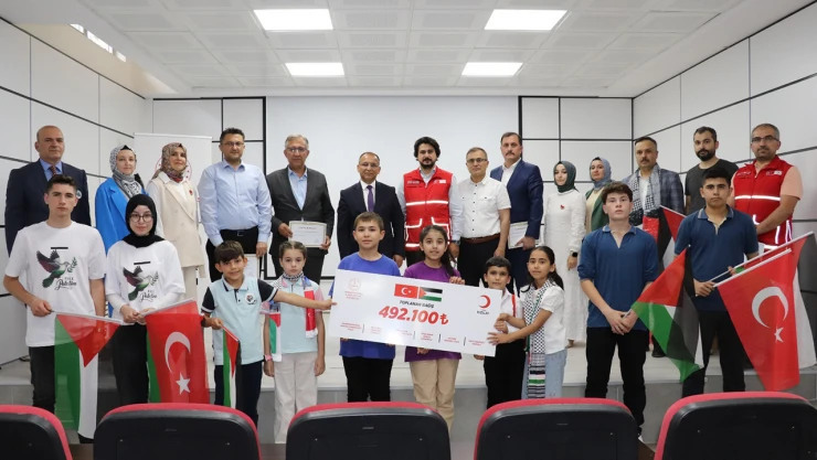 Kahramanmaraş'tan Filistin'e gönül köprüsü kuruldu