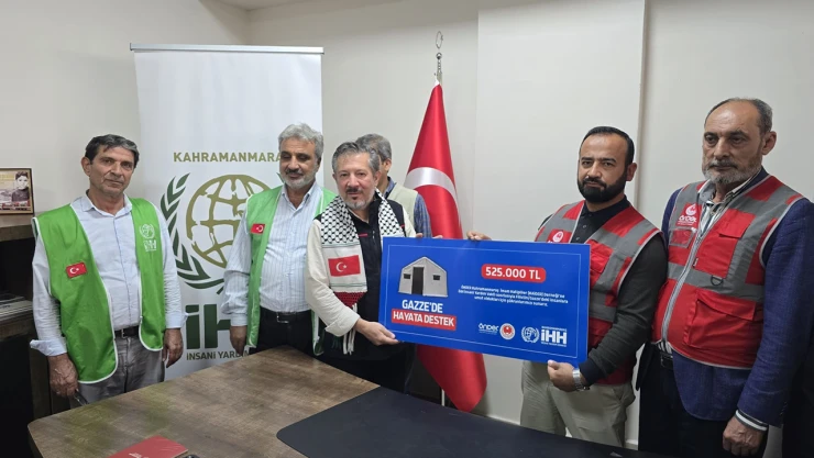 Kahramanmaraş'tan Gazze'ye anlamlı destek