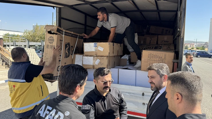 Kahramanmaraş'tan Suriye'ye insani yardım