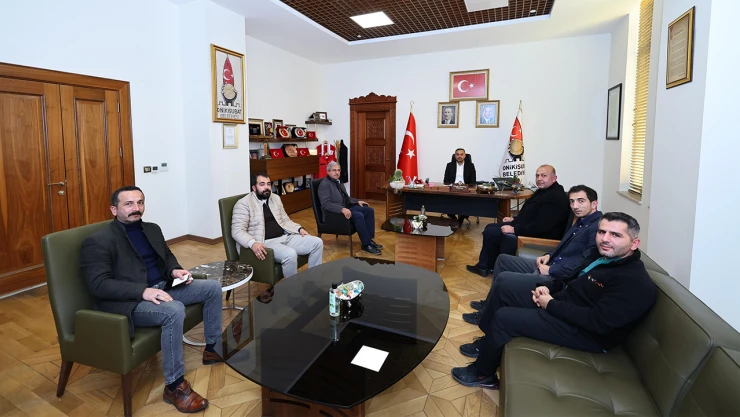 Kahramanmaraş Veteriner Hekimleri Odası'ndan Onikişubat Belediyesi'ne ziyaret