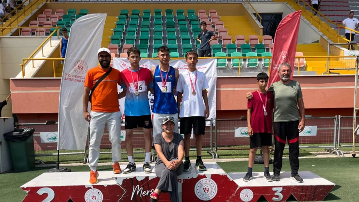 Kahramanmaraşlı genç atletlerden Mersin'de büyük başarı