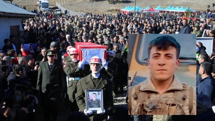 Kahramanmaraşlı şehit Gülmez, gözyaşlarıyla toprağa verildi