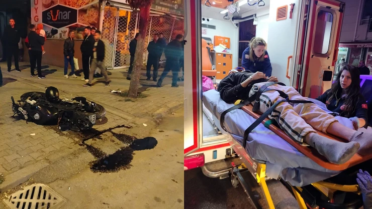 Kamyonet ile motosiklet çarpıştı, 1 kişi öldü, 1 kişi yaralandı