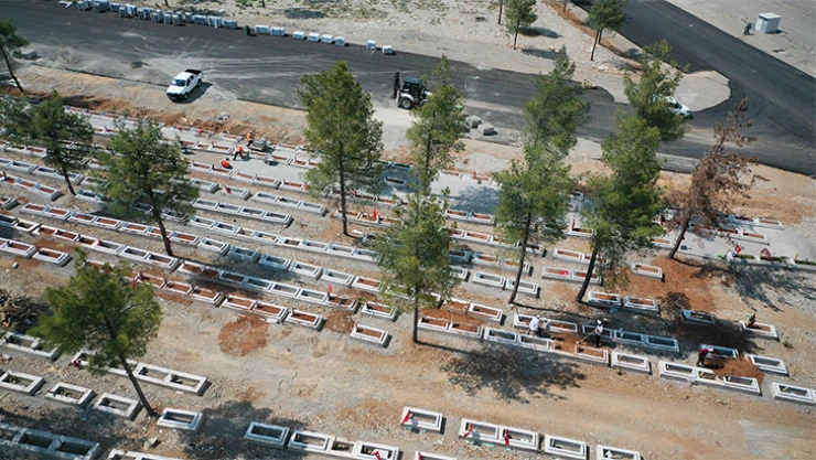 Kapıçam Şehir Mezarlığı'nın ulaşımı iyileştiriliyor