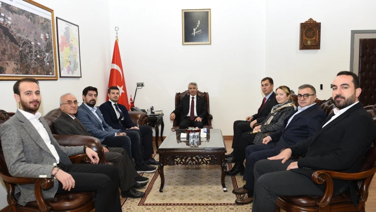 KASİAD'tan Vali Ünlüer'e ziyaret